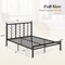 Costway Twin/Full/Queen Size Platform Bed with Headboard 11.5" Under Bed Storage Easy Assembly